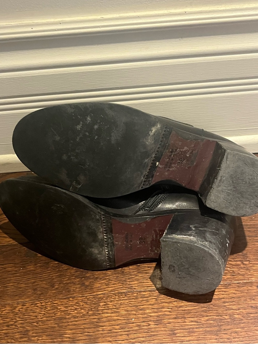 Vero Moda Black Women's Leather Ankle Boots - Picture 8 of 11